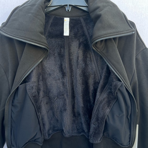 ZELLA Amazing Zip Fleece Wing Collar Black Jacket Women's Size Small NWT - Picture 9 of 14